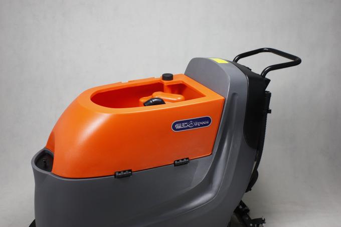 Mesin Floor Scrubber Dryer Compact Mendorong Dibalik Untuk Perusahaan Listrik 0