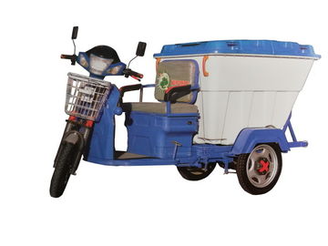 Tricycle Sampah Listrik Kecil Kompak / Truk Pengangkut Sampah Fleksibel