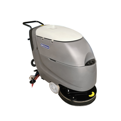 18 Inch Commercial Walk Behind Floor Scrubbers Dycon Grey Warna Tangki Besar Biaya pembersihan yang lebih rendah