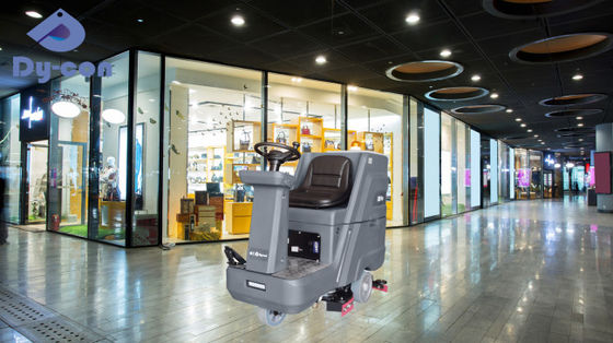 Pembersihan Mal Mudah - D8Pro Ride-On Floor Scrubber Dryer