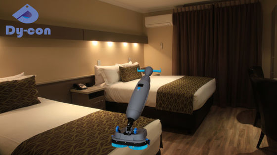 Mesin Pembersih Lantai Kamar Hotel Tangki Pemulihan 5.5L Ramping 430mm Cocok untuk Ruangan Kamar Mandi Sempit untuk Pembersihan Cepat