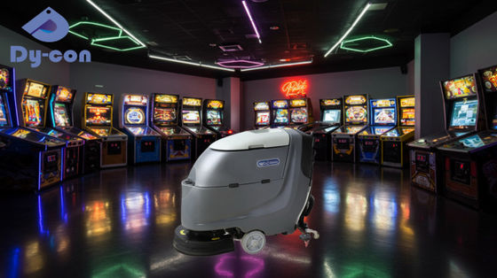 Arcade Floor Scrubber - Pembersih cepat kering untuk pusat permainan